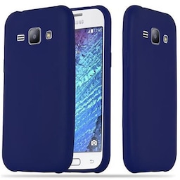 Deksel Samsung Galaxy J1 2015 Silikon cover (blå)