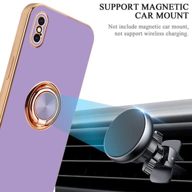 iPhone XS MAX silikondeksel case (lilla)