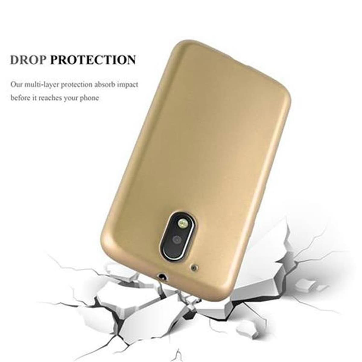 Deksel Motorola MOTO G4 / G4 PLUS Case Cover (gold)