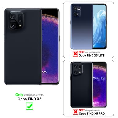 Deksel Oppo FIND X5 Silikon cover (grønn)