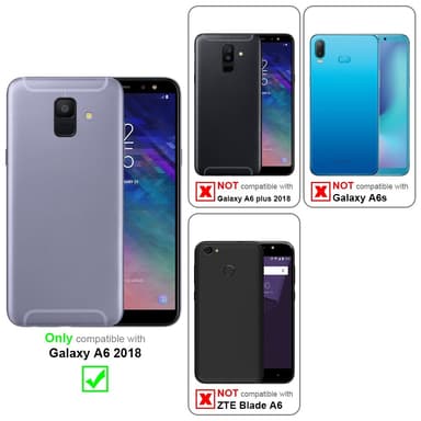 Samsung Galaxy A6 2018 deksel flip cover (brun)