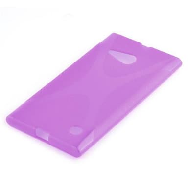 Nokia Lumia 730 Deksel Case Cover (lilla)