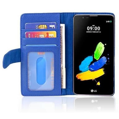 LG K8 2016 lommebokdeksel case (blå)