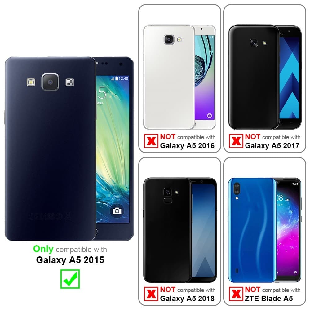 Samsung Galaxy A5 2015 lommebokdeksel case (rød)