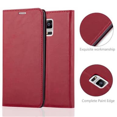 Samsung Galaxy NOTE 4 lommebokdeksel case (rød)