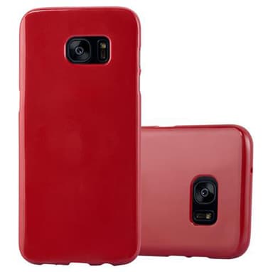 Samsung Galaxy S7 EDGE Deksel Case Cover (rød)