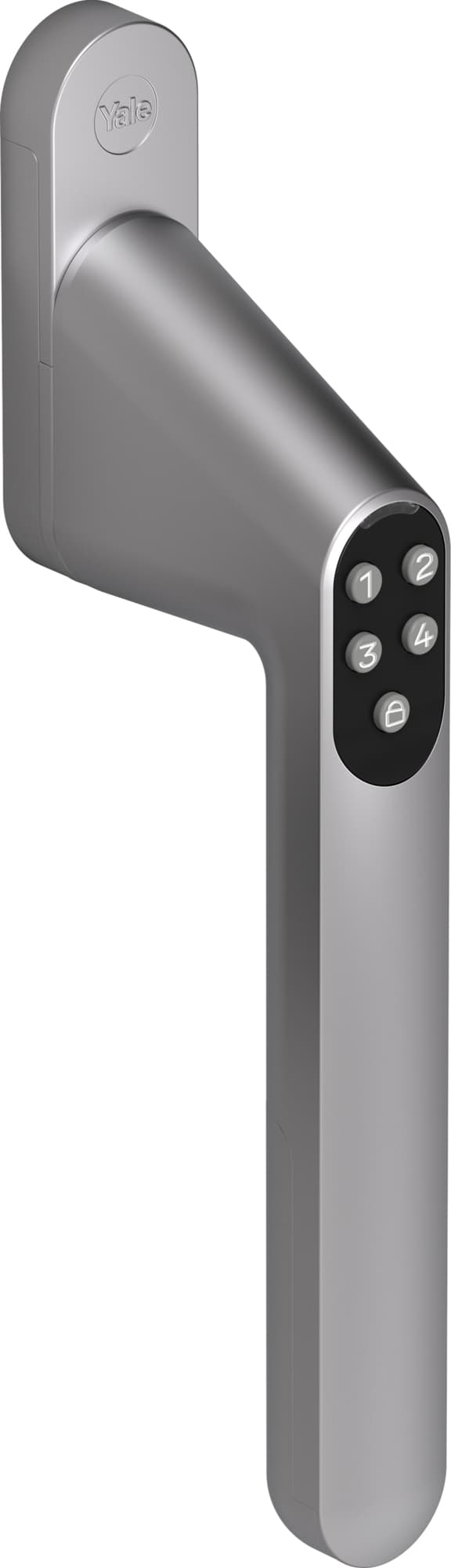 Yale Smart Code Handle rett dørlås (satin chrome)