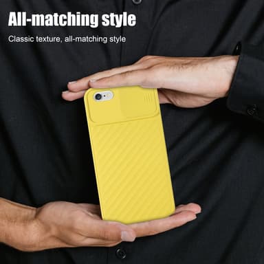 iPhone 6 / 6S silikondeksel case (gul)