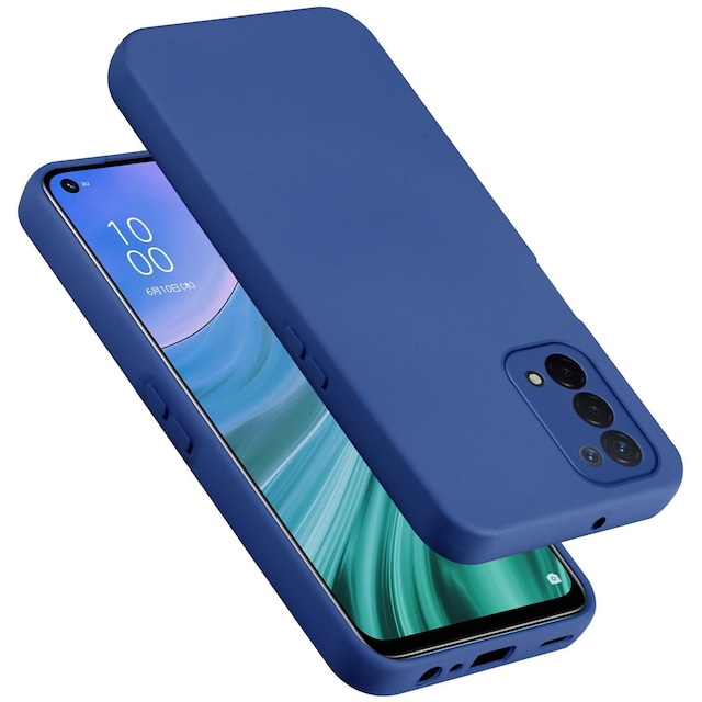 OPPO A54 5G / A74 5G Suojakuori Kotelo (Sininen)