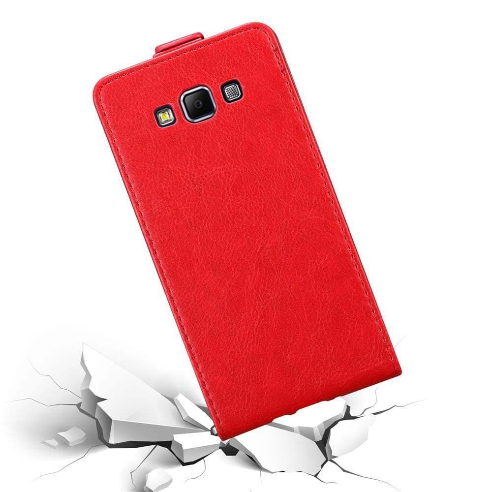 Samsung Galaxy A7 2015 deksel flip cover (rød)