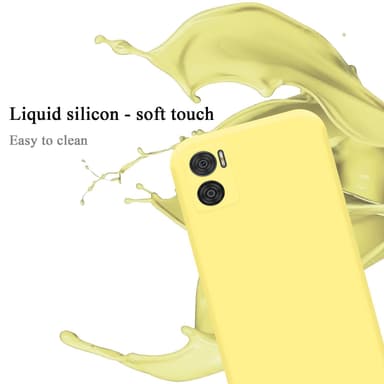 Motorola MOTO E22 / E22i silikondeksel case (gul)