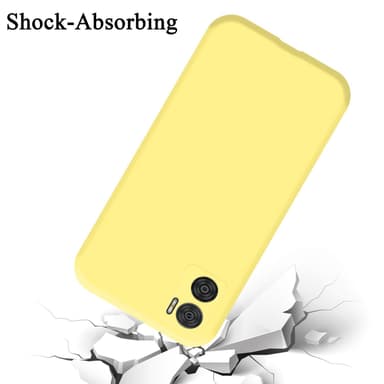 Motorola MOTO E22 / E22i silikondeksel case (gul)