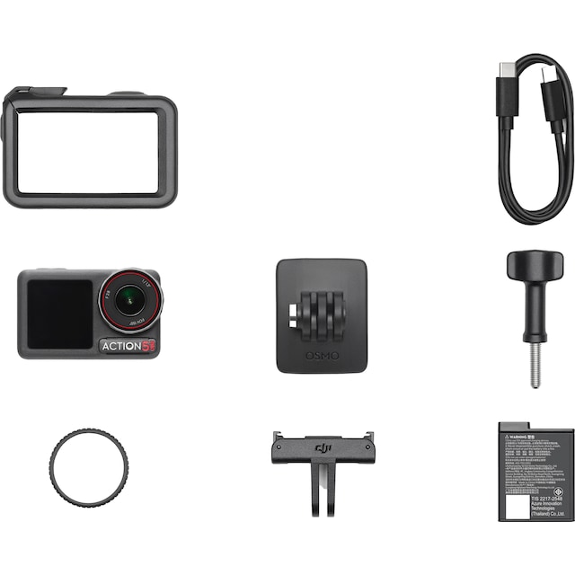 DJI Osmo Action 5 Pro standard combo actionkamera (svart)