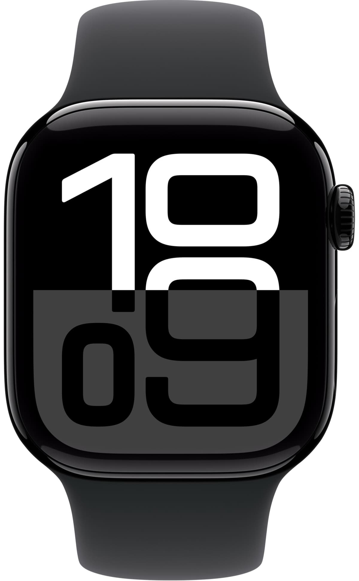 Apple Watch S10 42mm GPS (Sort Aluminium/Sort Sport Band) S/M