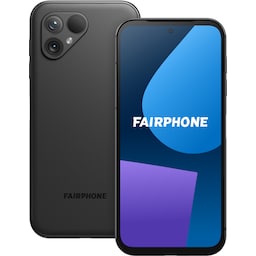 Fairphone 5 5G smarttelefon 6/128GB (matt sort)