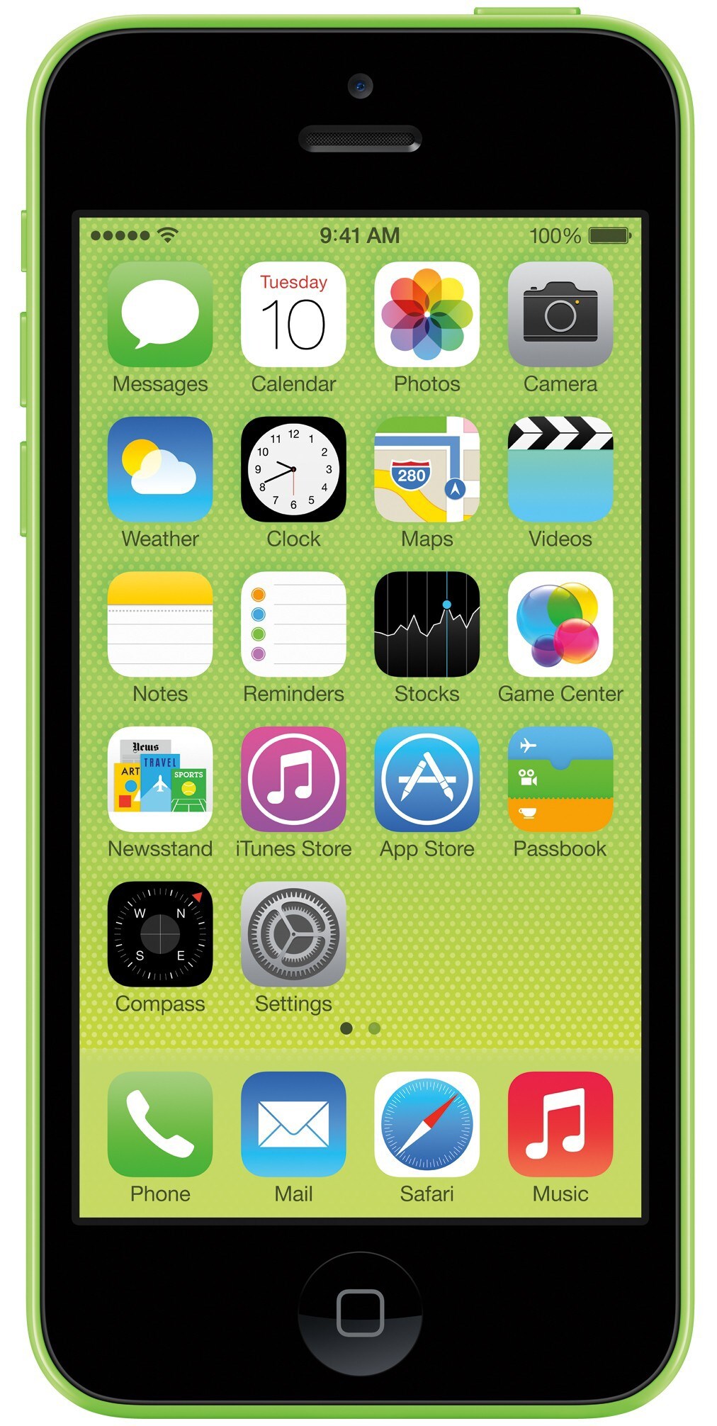 iPhone 5c 8 GB (grønn) - Elkjøp
