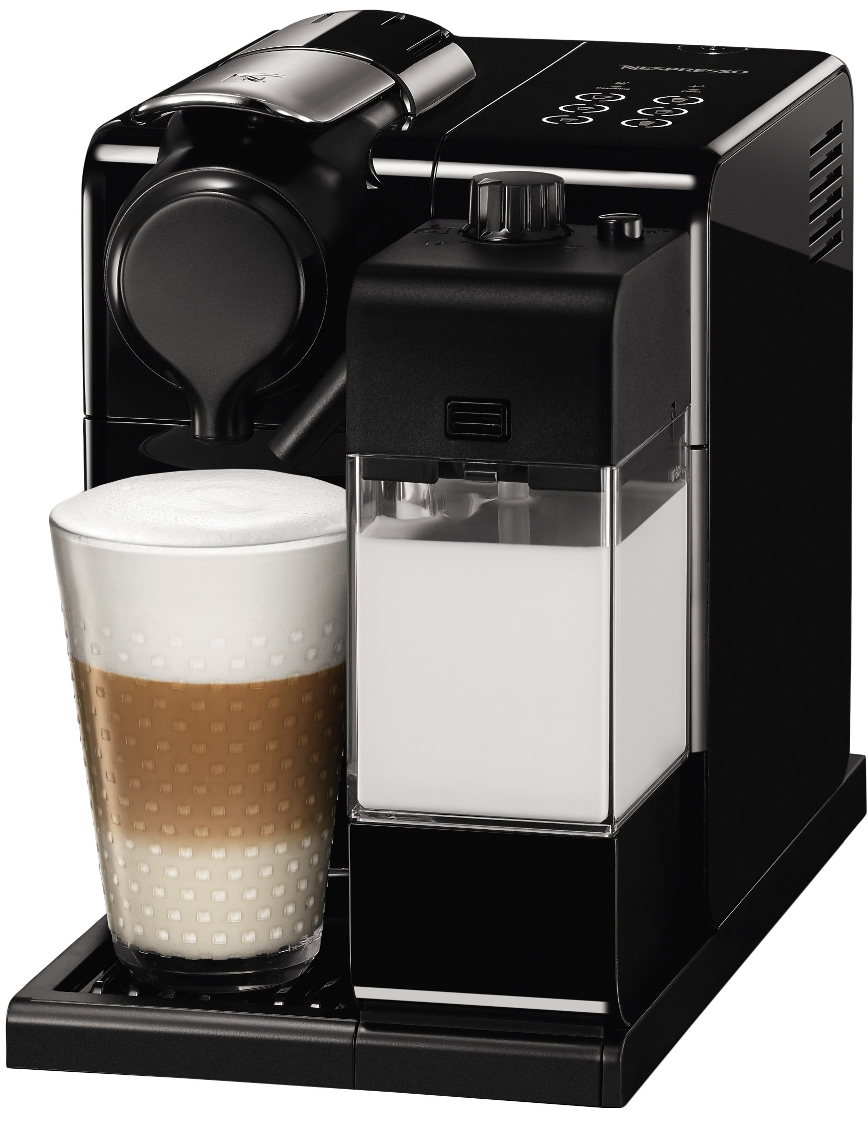 Nespresso kaffemaskin med melkeskummer