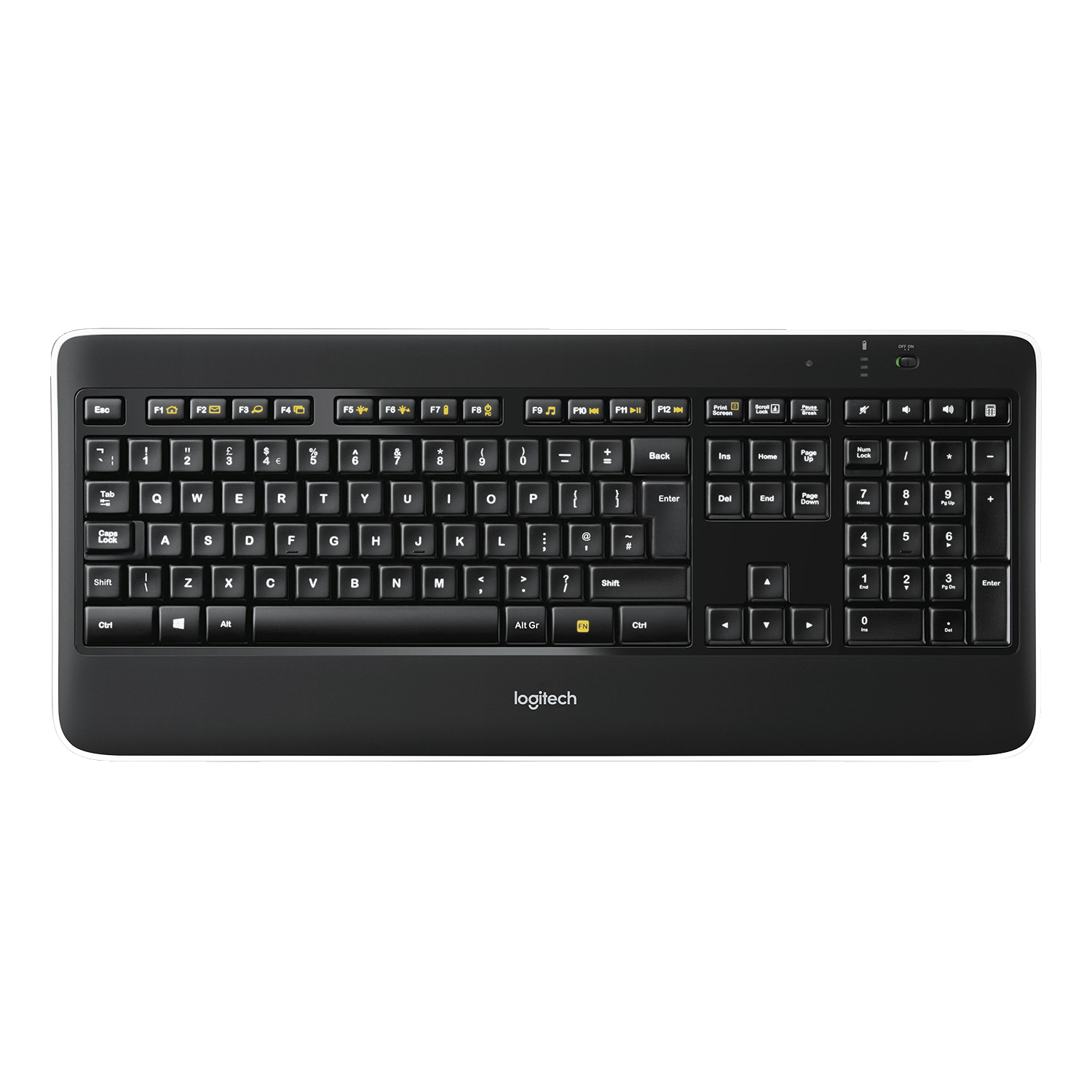 Logitech K800 trådløst tastatur (sort) - Mus og tastatur - Elkjøp