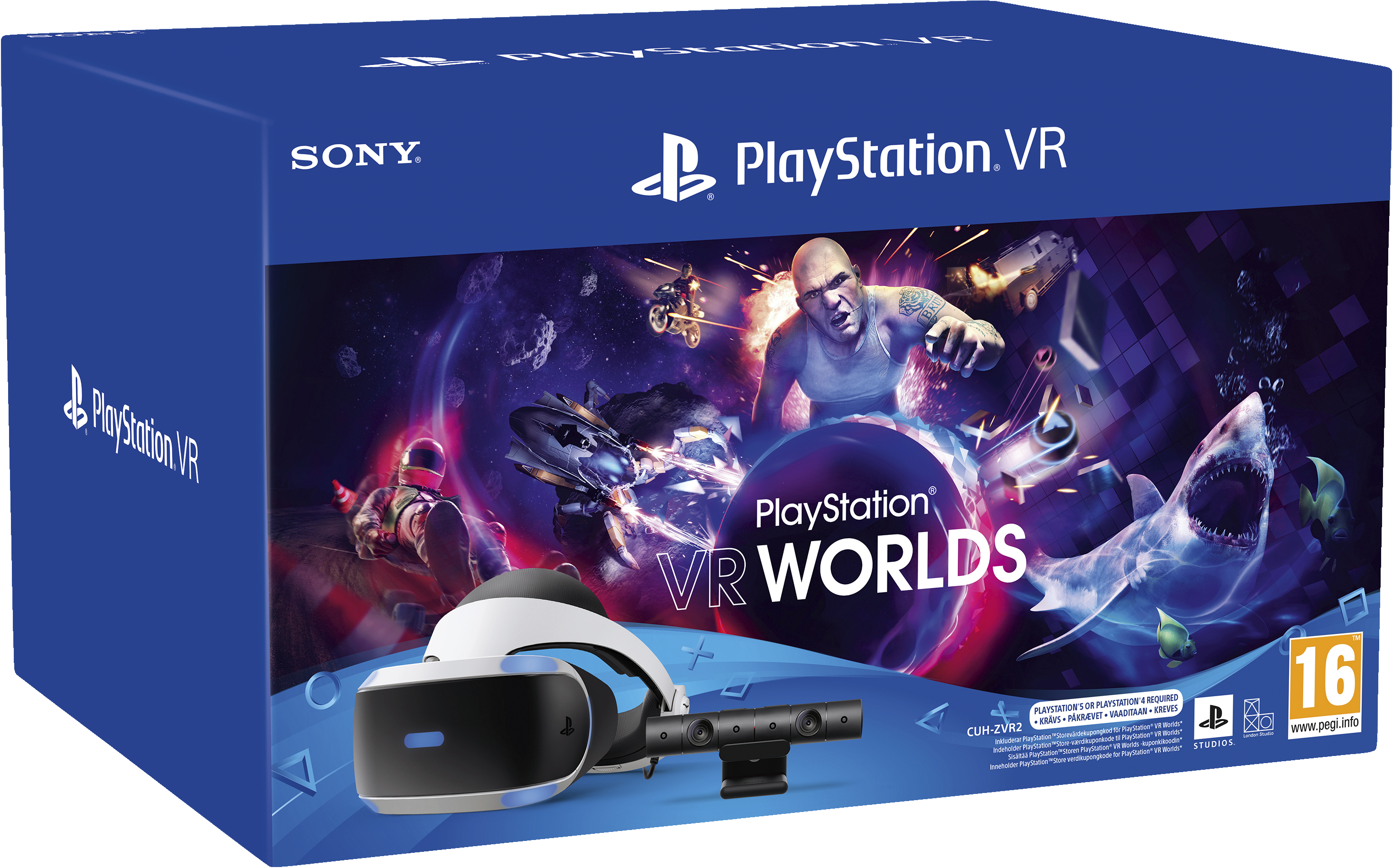 PlayStation VR MK5 bundle: PS VR-briller med kamera og VR Worlds - VR  gaming - Elkjøp