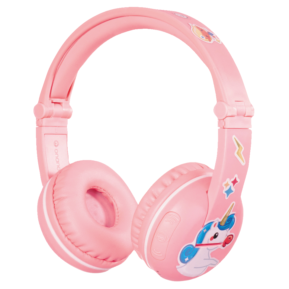 BuddyPhones PLAY BT on-ear hodetelefoner (rosa) - Hodetelefoner - Elkjøp