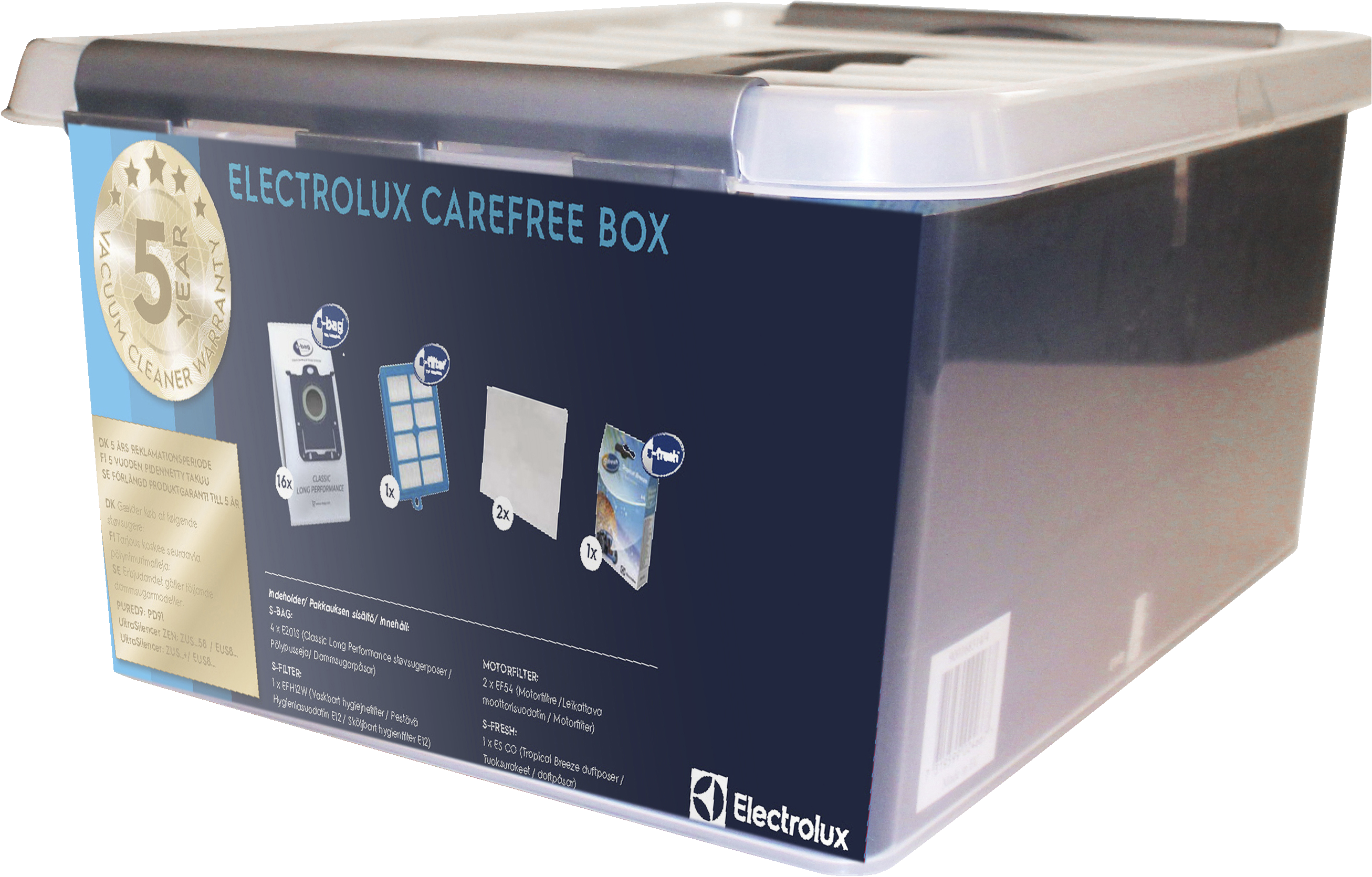 Electrolux Carefree Box 9009229213 til Electrolux støvsugerposer - Tilbehør  støvsuger og rengjøring - Elkjøp