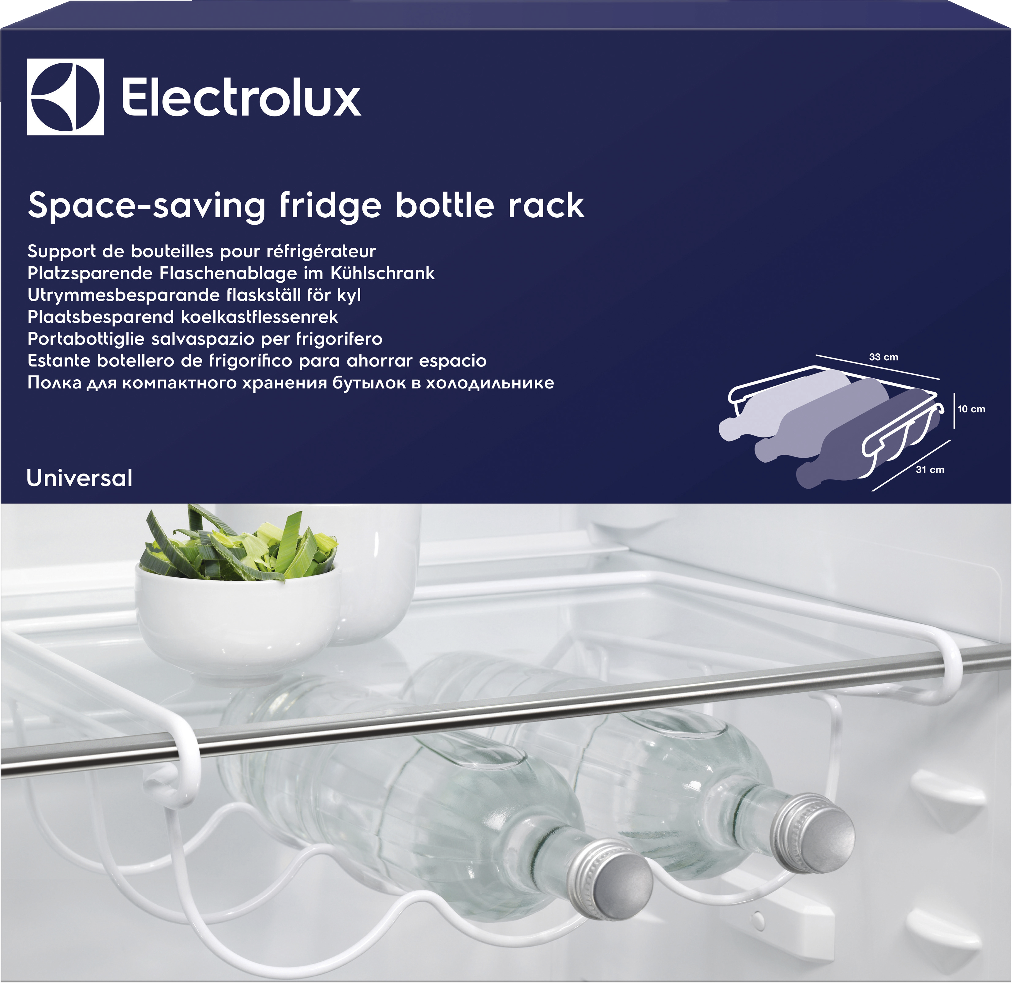 Electrolux Universal flaskeholder - Tilbehør - kjøleskap og fryser - Elkjøp