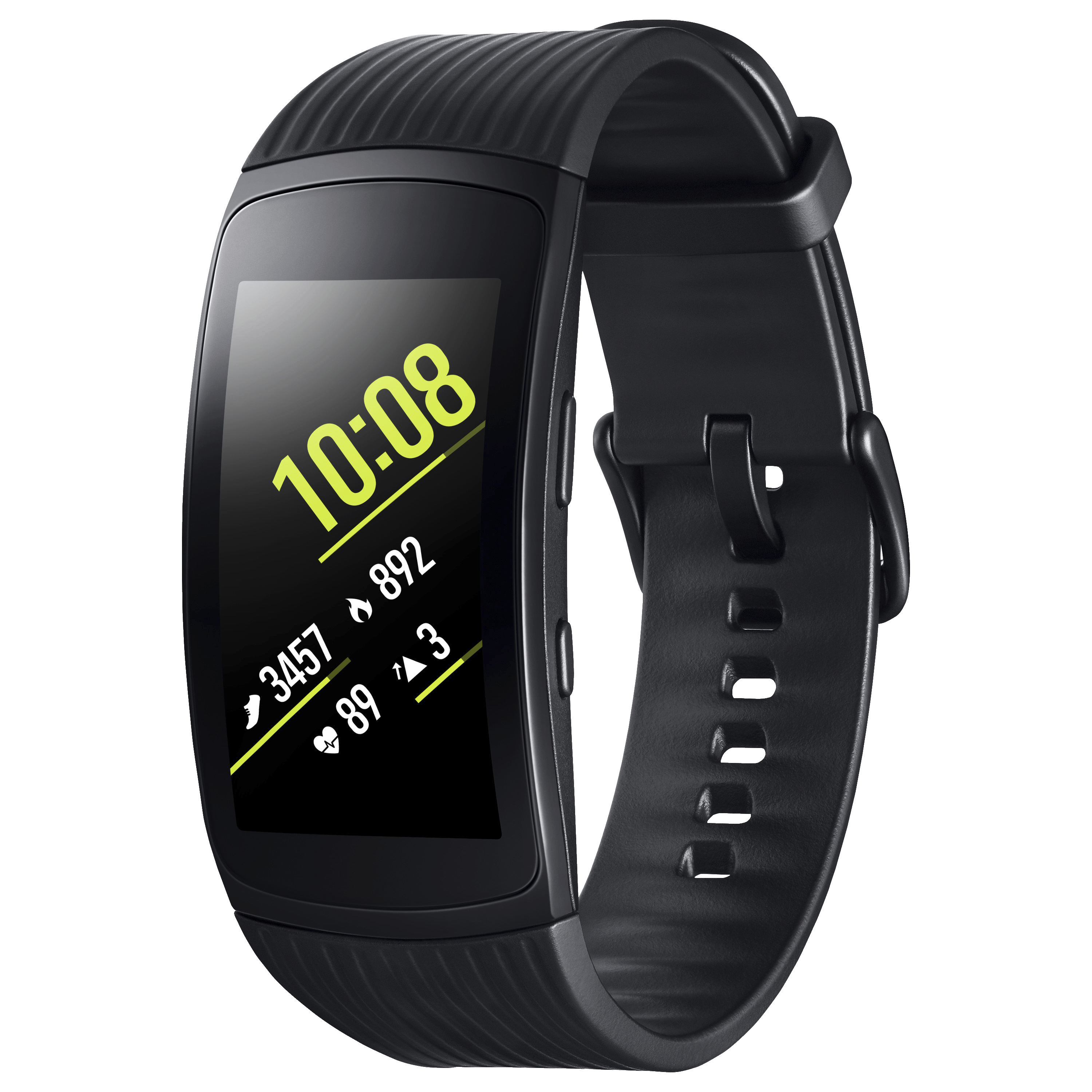 Samsung Gear Fit2 aktivitetsarmbånd - L (sort) - Sportsklokke - Elkjøp