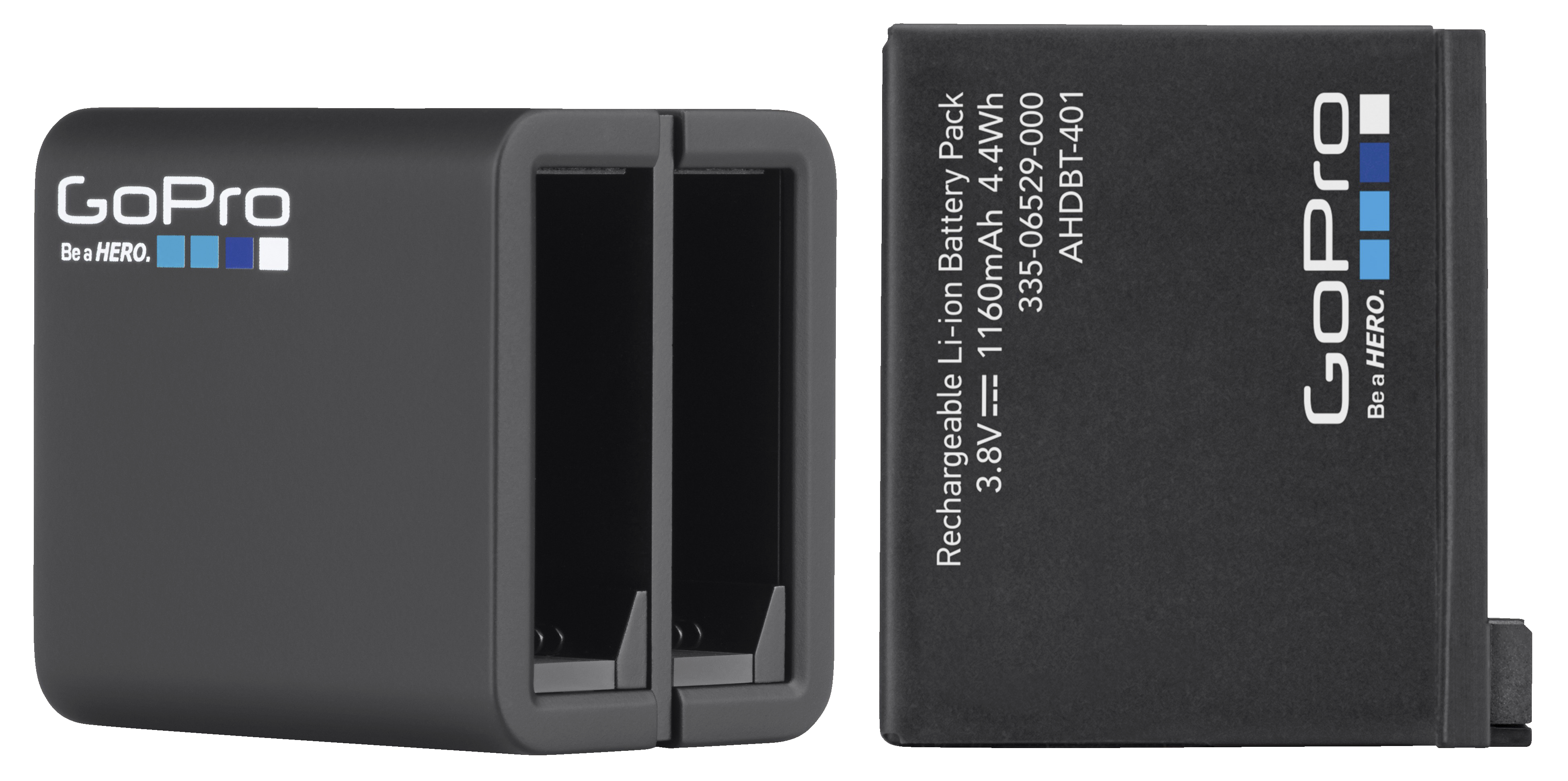 GoPro batterilader + batteri for HERO4 - Tilbehør actionkamera - Elkjøp