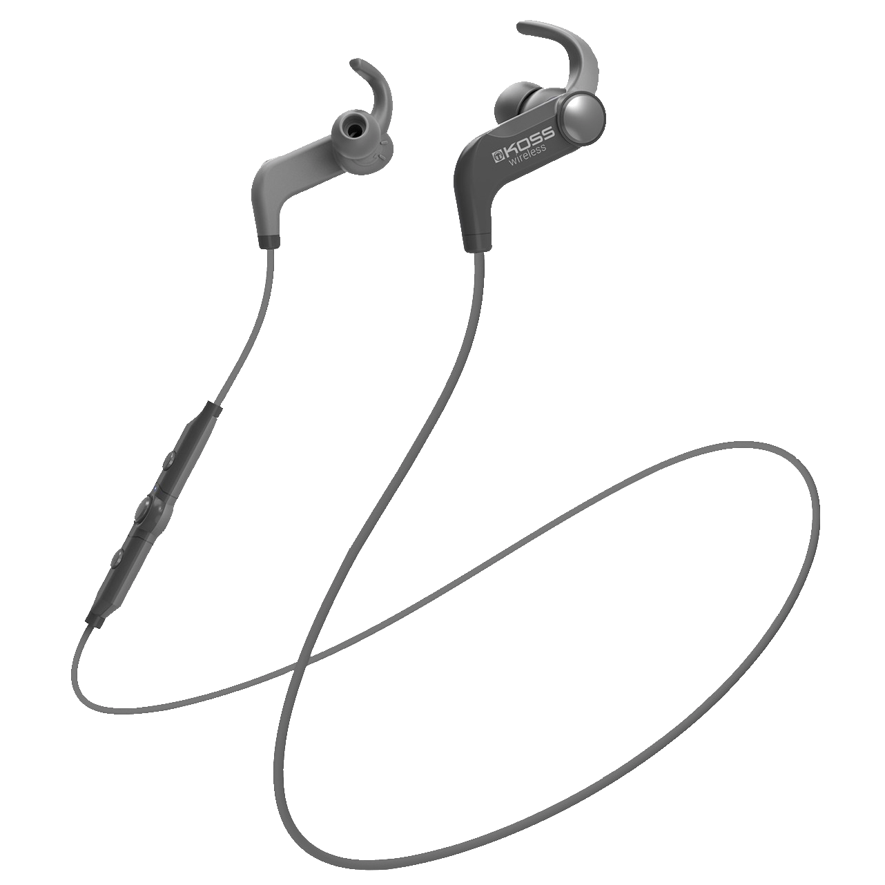 Koss BT 190i trådløse in-ear hodetelefoner (mørk grå) - Hodetelefoner -  Elkjøp