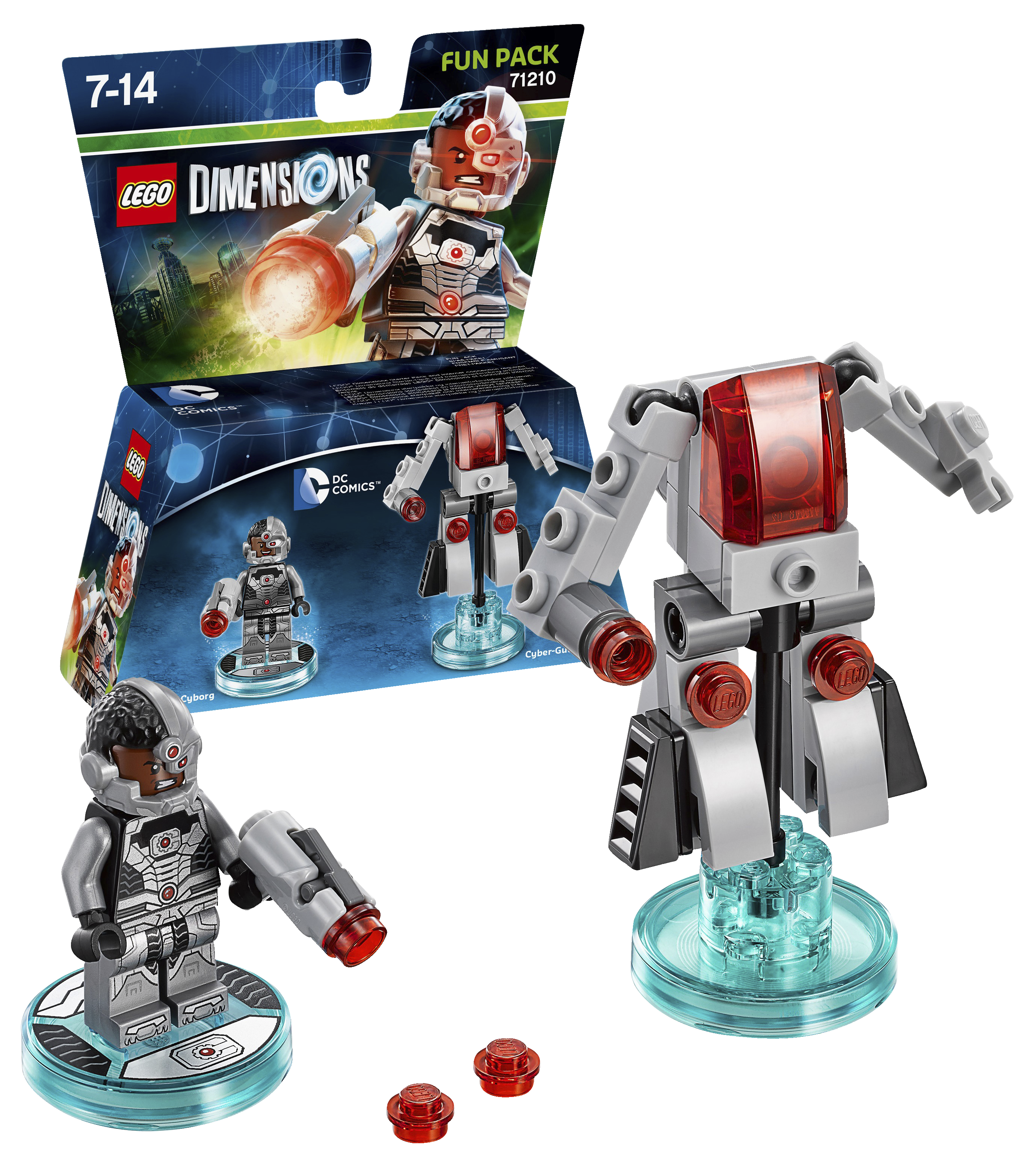 Lego Dimensions Fun Pack - Cyborg/Cyber Guard - Tilbehør retrogaming &  andre konsoller - Elkjøp