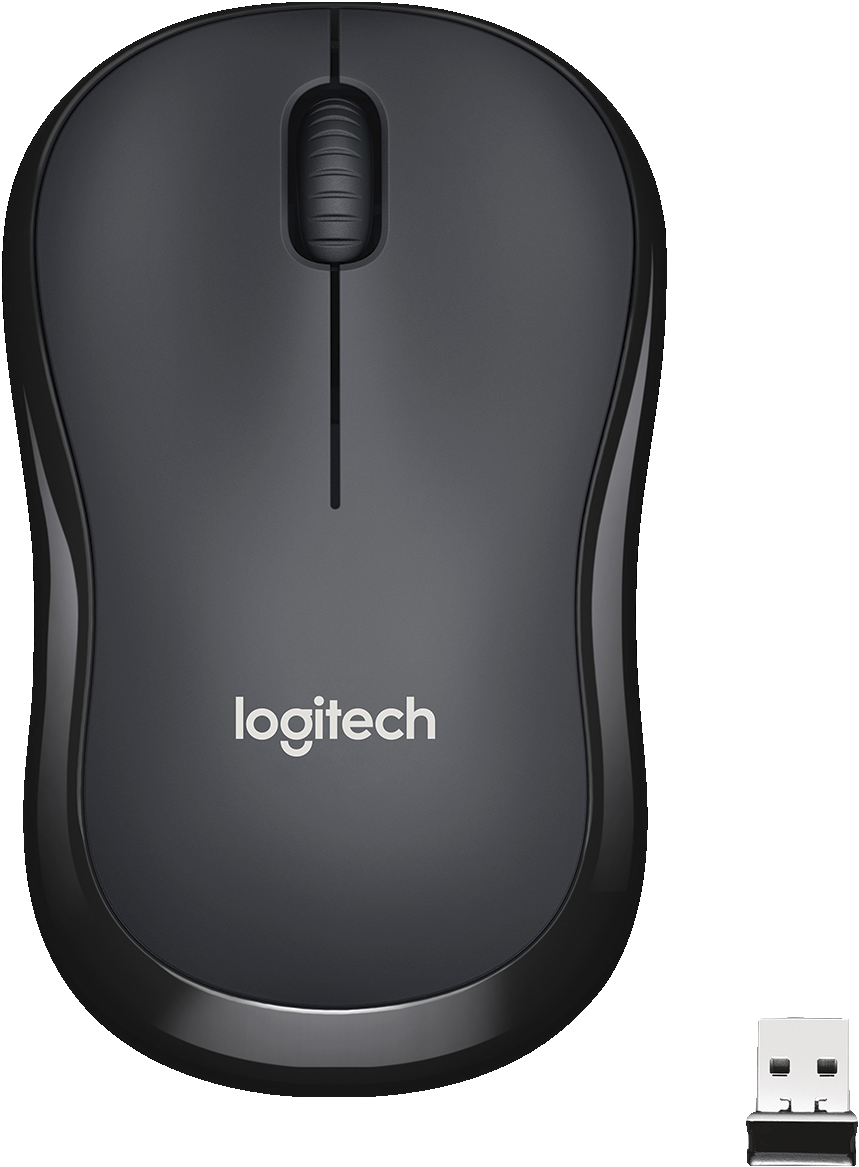 Logitech M220 Silent trådløs mus (sort) - Mus og tastatur - Elkjøp