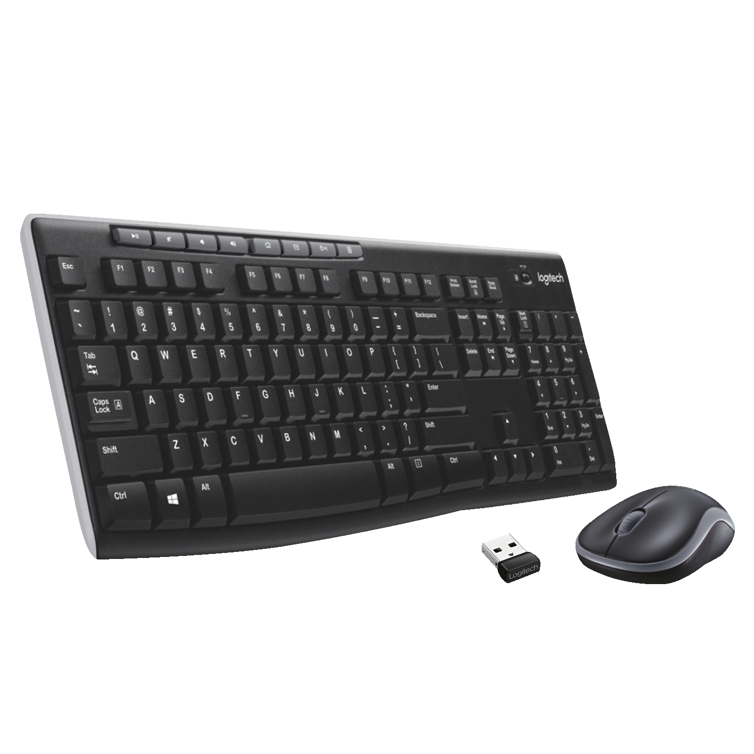Logitech MK270 trådløs mus og tastatur - PC-mus - Elkjøp