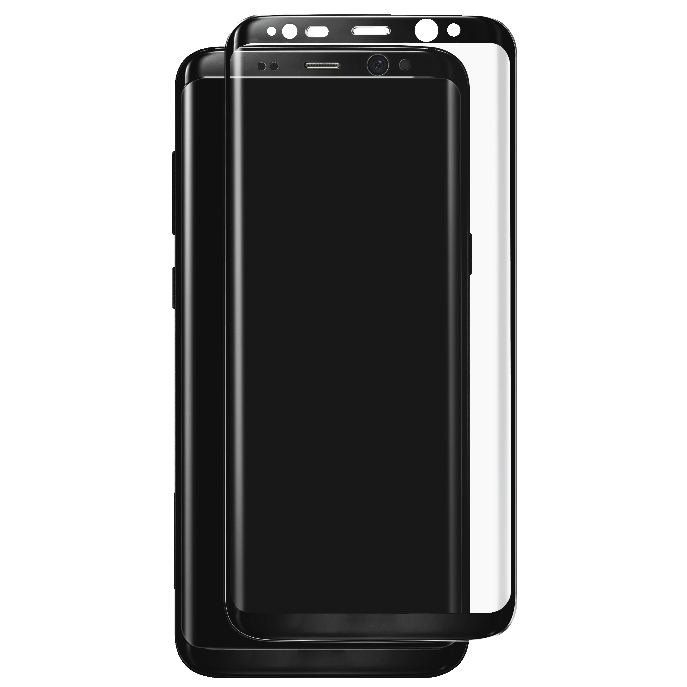 Panzer Curved Samsung Galaxy S8 skjermbeskytter (sort) - Skjermbeskyttere -  Elkjøp
