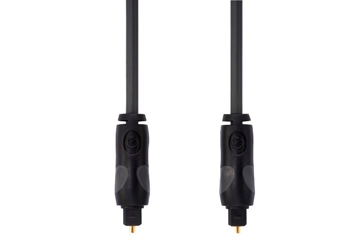 Sandstrøm optisk lydkabel (TOSLINK), 1 m (sort) - Kabler & adaptere for  høyttalere og lyd - Elkjøp