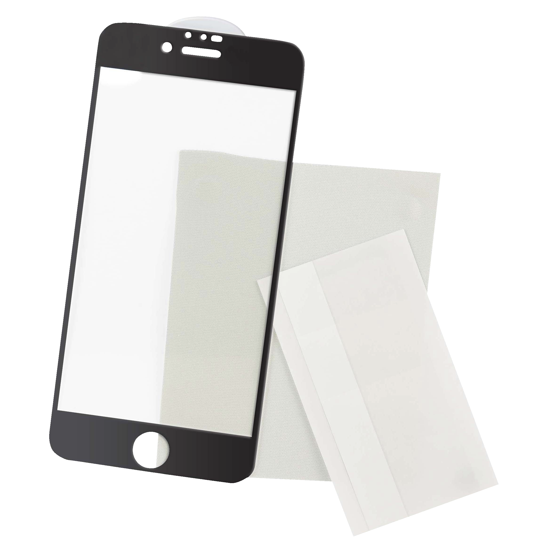 Sandstrøm 3D Curved Glass iPhone 6/7/8/SE Gen. 2 (sort) - Skjermbeskyttere  - Elkjøp