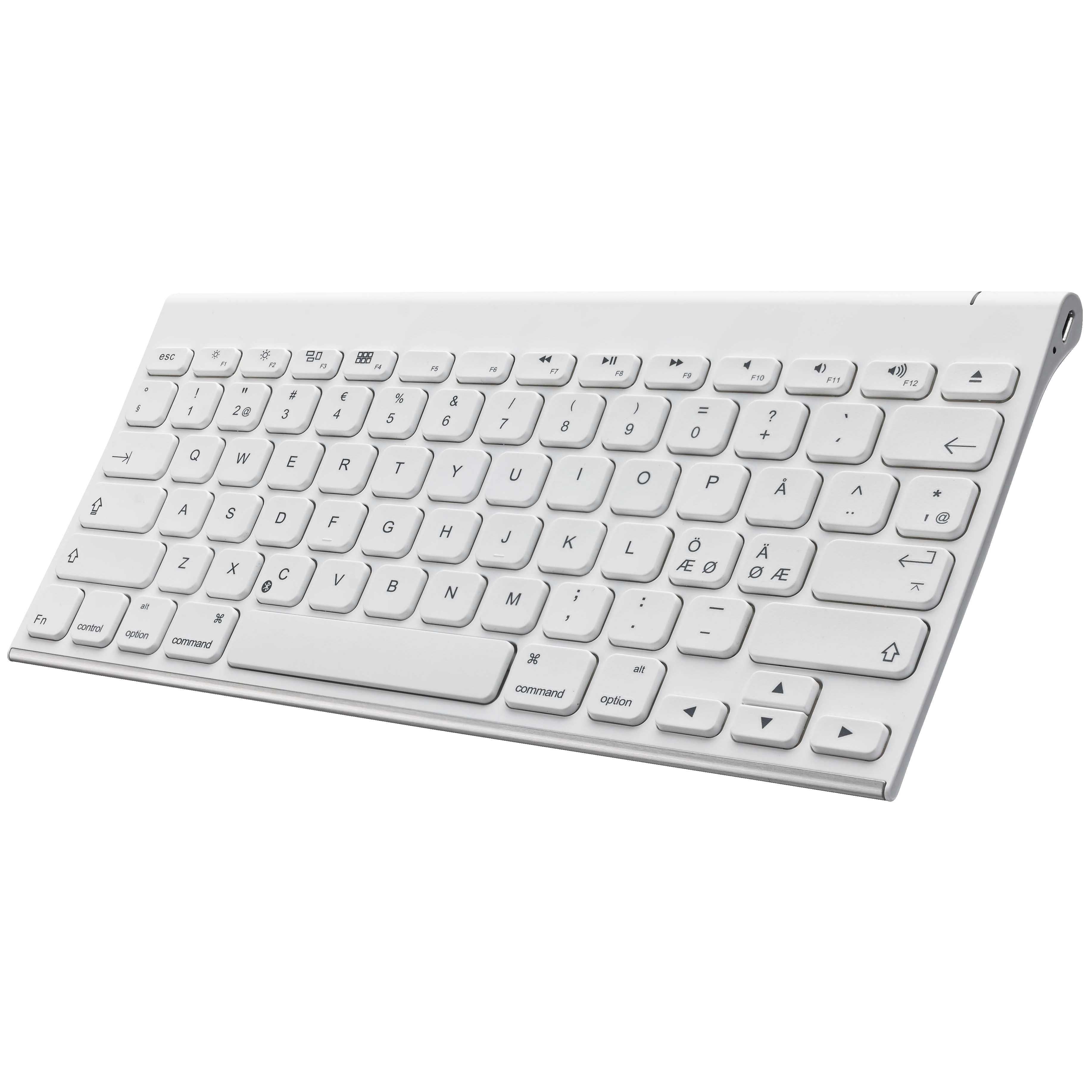 Sandstrøm Bluetooth-tastatur (hvit) - Tastatur - Elkjøp
