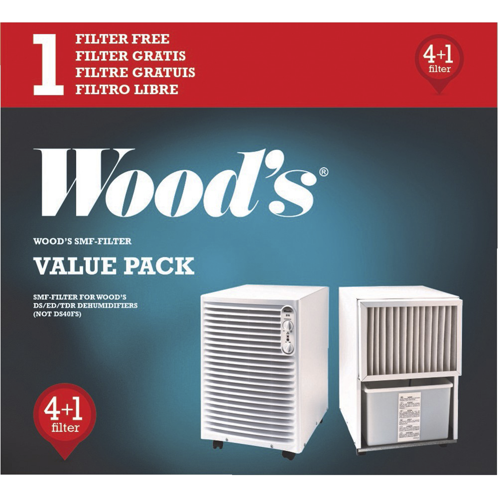 Woods filter til luftavfukter (5-pakning) - Inneklima - Elkjøp
