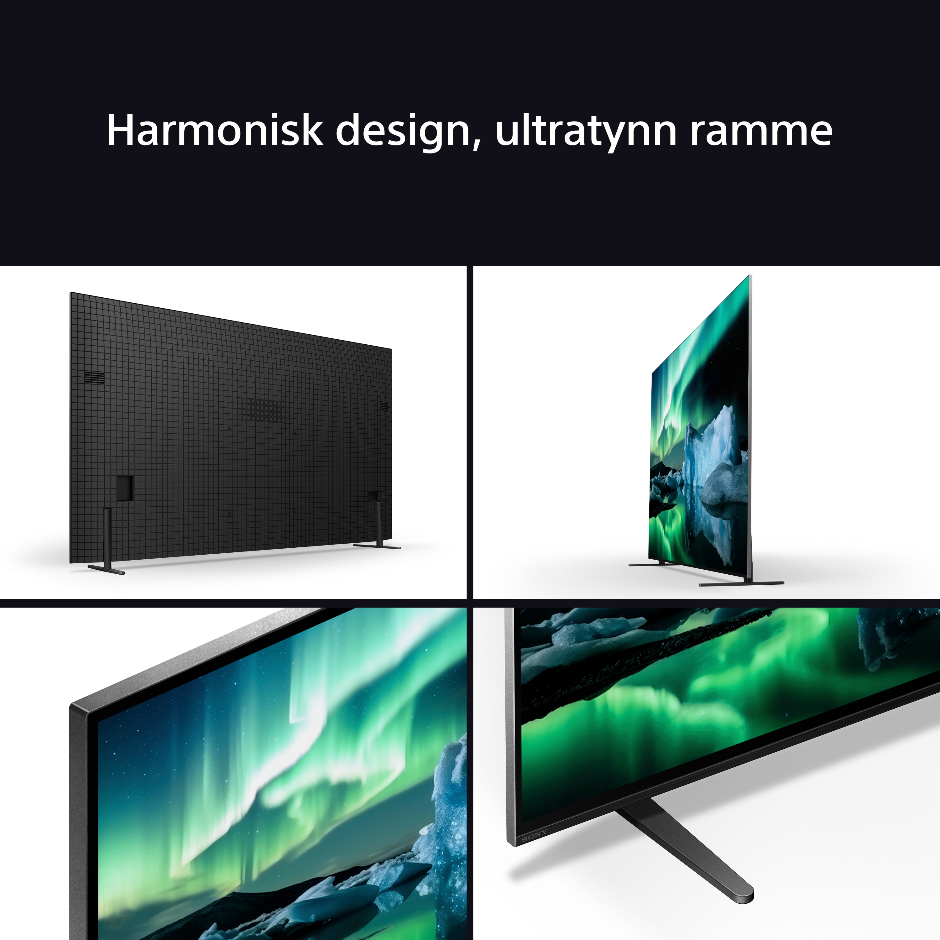 Bravia 8 med harmonisk design og ultra tynn ramme