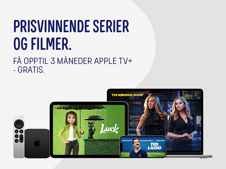 Få 3 måneder med Apple TV Plus | Elkjøp