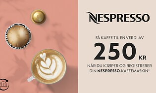 Nespresso – kampanjer og tilbud | Elkjøp