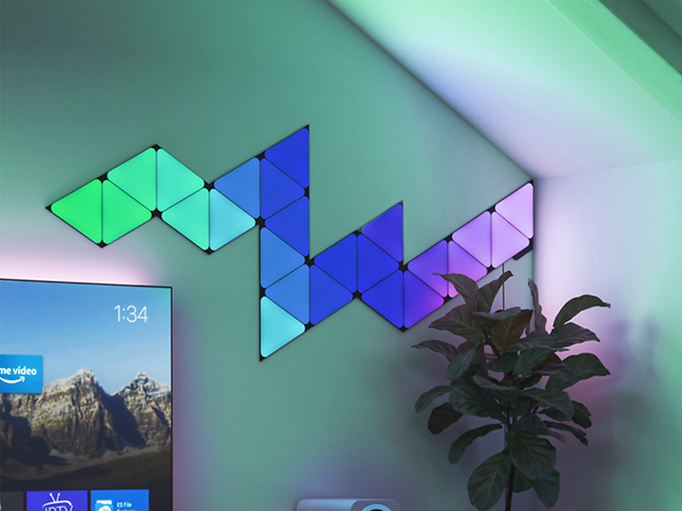 Nanoleaf Shapes Triangles utvidelsessett NL47-0101TW-3PK - Elkjøp