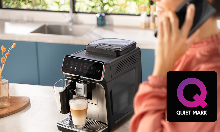 Philips Espressomaskin - 40% stillere med SilentBrew-teknologi