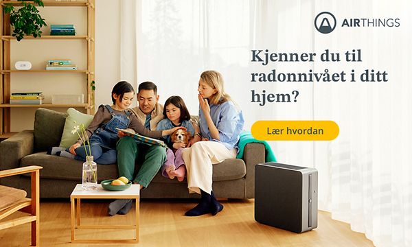 Airthings – kjenner du til radonnivået i ditt hjem?